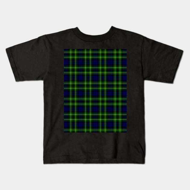 Campbell Of Breadalbane Modern Plaid Tartan Scottish Kids T-Shirt by ScottishShop